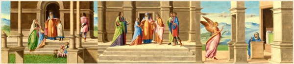 Benedetto Diana, Italian (c. 1460-1525), The Presentation and Marriage of the Virgin, and the