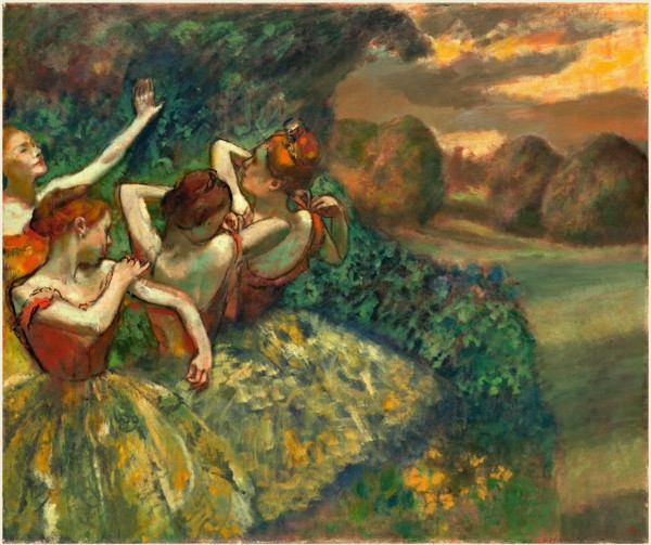Edgar Degas, French (1834-1917), Four Dancers, c. 1899, oil on canvas