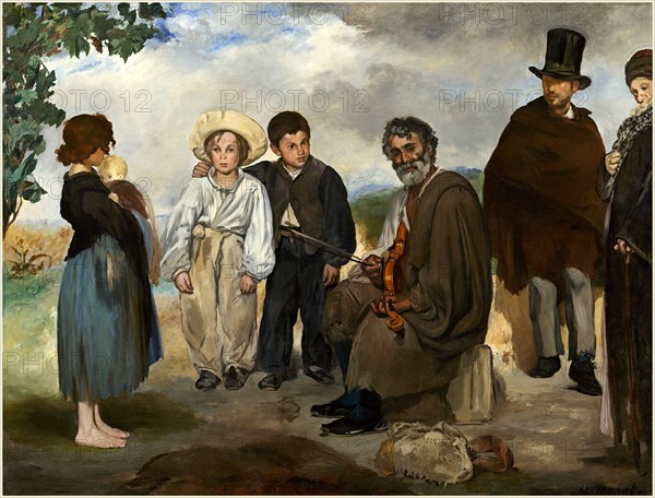 Edouard Manet, French (1832-1883), The Old Musician, 1862, oil on canvas