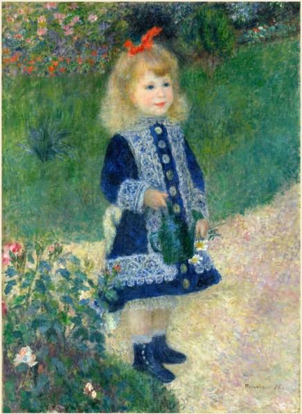 Auguste Renoir, French (1841-1919), A Girl with a Watering Can, 1876, oil on canvas