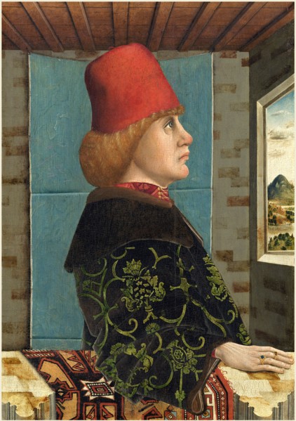 Tyrolean 15th Century, Portrait of a Man, c. 1490-1500, oil on panel