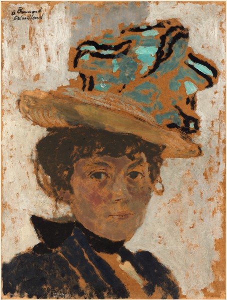 Edouard Vuillard, Madame Bonnard, French, 1868-1940, 1895-1900, oil on cardboard