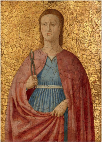 Attributed to Piero della Francesca, Saint Apollonia, Italian, c. 1416-1417-1492, c. 1455-1460,