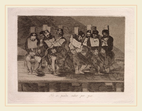 Francisco de Goya, No se puede saber por que (One Can't Tell Why), Spanish, 1746-1828, published