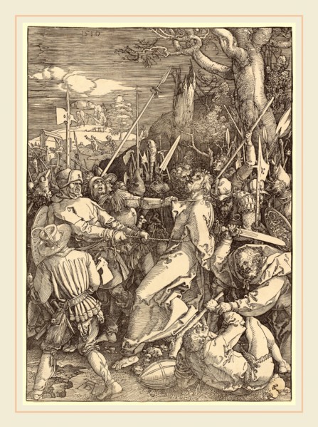Albrecht DÃ¼rer, The Betrayal of Christ, German, 1471-1528, 1510, woodcut