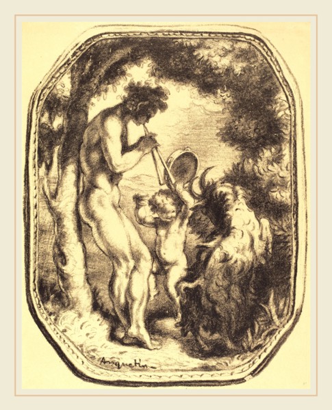 Louis Anquetin, French (1861-1932), Le Talion; La Cage; Ceux qui restent; Fortune, 1898, lithograph