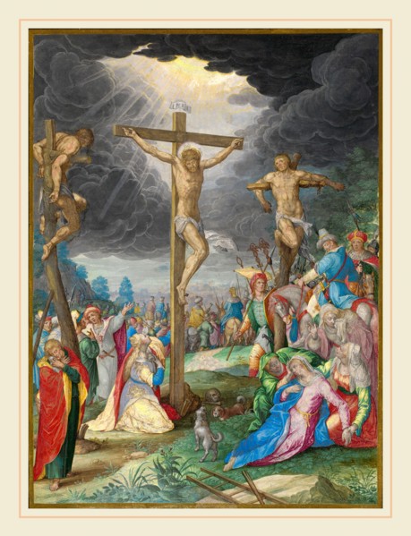 Friedrich Brentel after Aegidius Sadeler II after Christoph Schwarz, The Crucifixion, German,