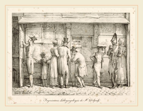 Carle Vernet, French (1758-1836), Lithographic Printing House of F. Delpech, lithograph