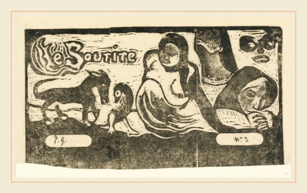 Paul Gauguin, French (1848-1903), Title Page for "Le Sourire" (Titre du Sourire), in or after 1895,