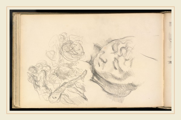 Paul Cézanne, Studies Including Madame Cézanne, French, 1839-1906, 1884-1887, graphite on wove