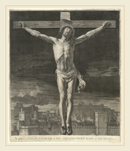 Jean Morin, after Philippe de Champaigne, Christ Dying on the Cross, French, c. 1600-1650, c. 1650,