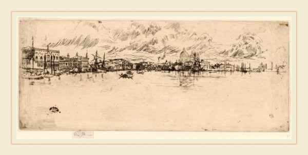 James McNeill Whistler, American (1834-1903), Long Venice, 1879-1880, etching