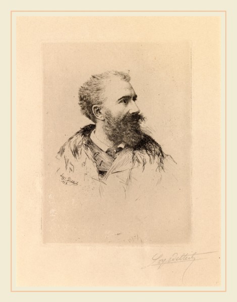 Loys Delteil, Félix-Hilaire Buhot, French, 1869-1927, 1898, etching and drypoint in black on laid
