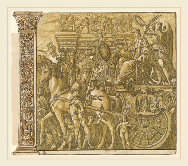 Andrea Andreani after Andrea Mantegna, Italian (1558-1559-1629), The Triumph of Julius Caesar [no.9