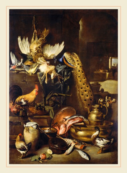 Antonio Maria Vassallo, The Larder, Italian, c. 1620-1664-1673, probably c. 1650-1660, oil on