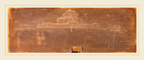 Thomas Cole, Sketch for Ohio State Capitol Design, American, 1801-1848, c. 1838, drawing on panel