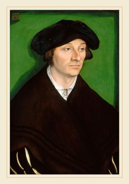 Lucas Cranach the Elder, Portrait of a Man, German, 1472-1553, 1522, oil on panel