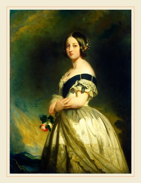 Studio of Franz Xaver Winterhalter, Queen Victoria, c. 1843, oil on canvas