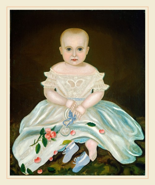 American 19th Century, Innocence, c. 1830, oil on canvas