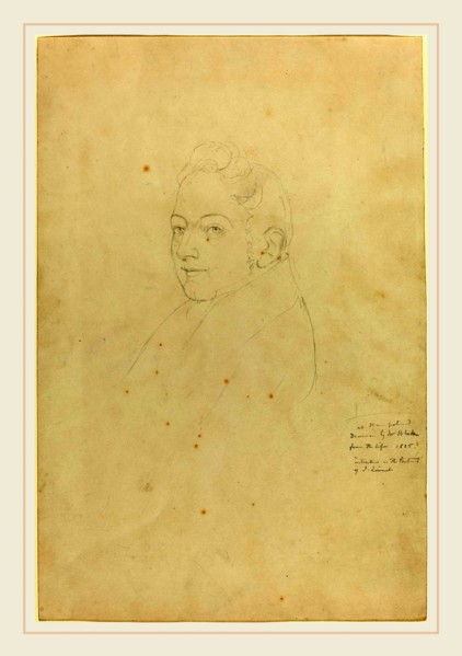 William Blake, British (1757-1827), John Linnell, 1825, graphite