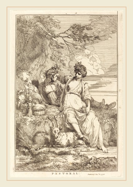 John Hamilton Mortimer, British (1740-1779), Pastoral, 1778, etching