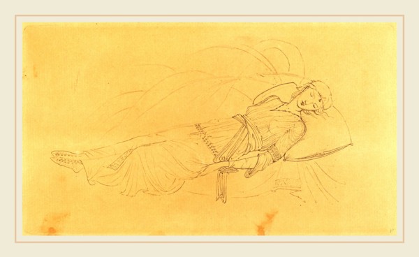 Sir Edward Coley Burne-Jones, British (1833-1898), La Belle au bois dormant, 1894, collotype on