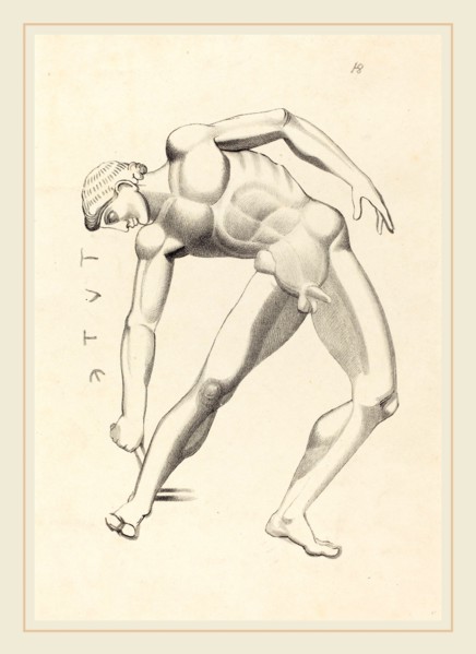 after John Flaxman, Tydaeus, published 1838, lithograph [proof before letters]
