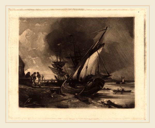 David Lucas after John Constable, British (1802-1881), View on the Orwell, in or after 1830,