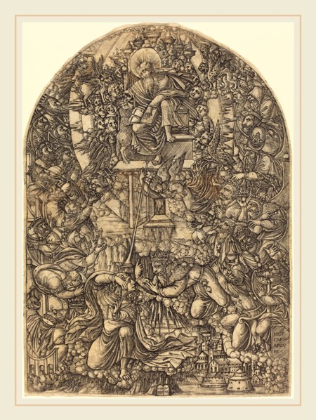 Jean Duvet, French (1485-c. 1570), Saint John Summoned to Heaven, 1546-1556, engraving
