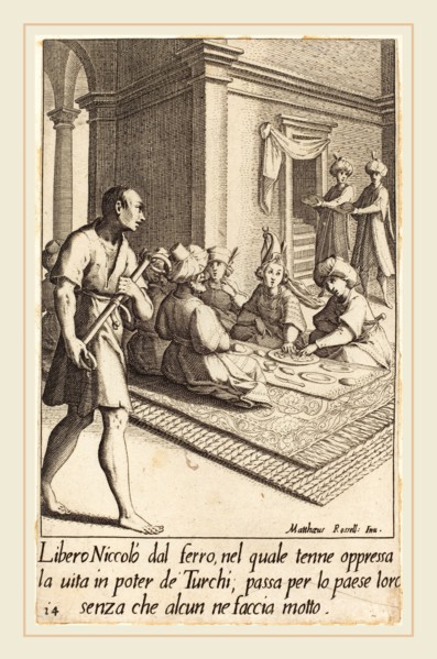 Jacques Callot after Matteo Rosselli, French (1592-1635), Niccolo, 1619, engraving