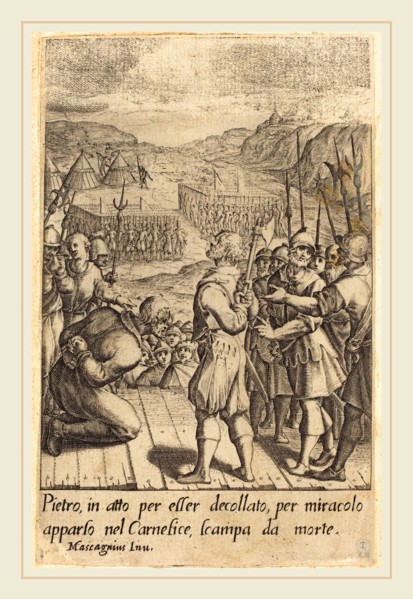 Jacques Callot after Donato Mascagni, French (1592-1635), The Hangman, 1619, engraving