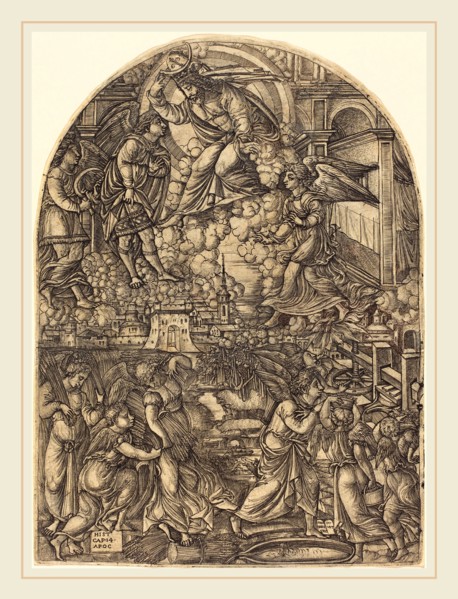 Jean Duvet, French (1485-c. 1570), The Winepress of the Wrath of God, 1546-1556, engraving