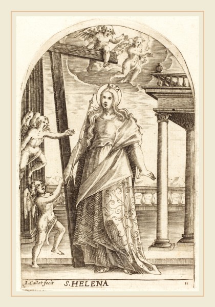 Jacques Callot, French (1592-1635), Saint Helen, 1608-1611, engraving