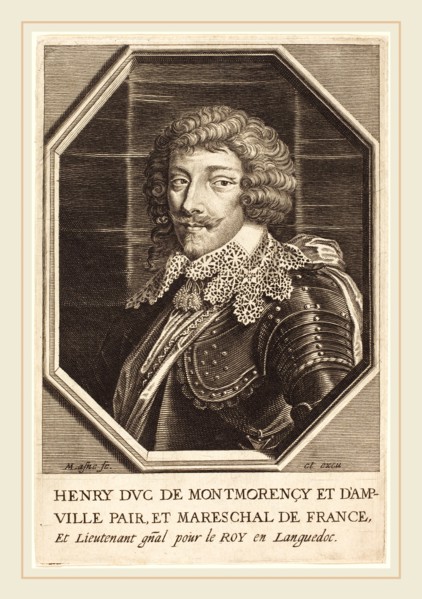 Michel Lasne, French (1590 or before-1667), Henry II, Duke of Montmorency, engraving on laid paper
