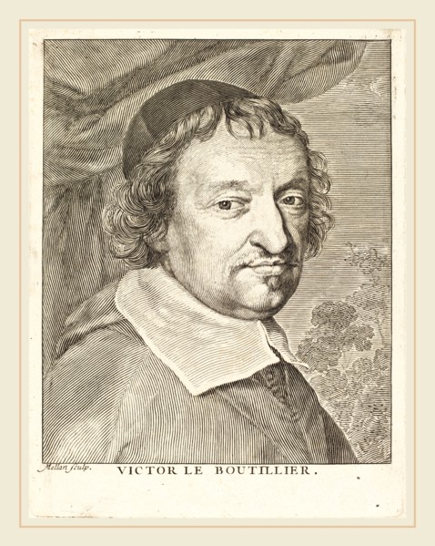 Claude Mellan, French (1598-1688), Victor Le Bouthillier, engraving on laid paper