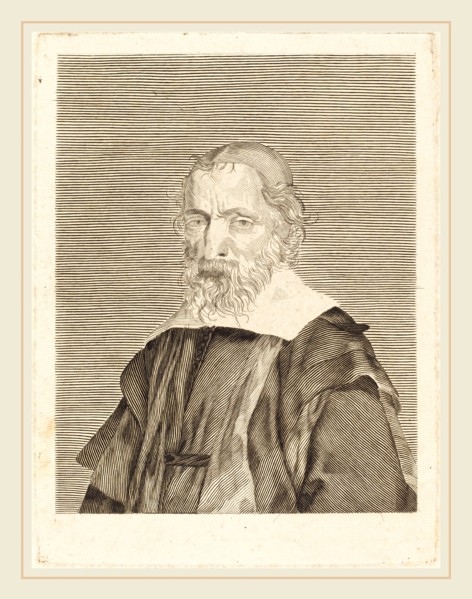 after Claude Mellan, Nicolas-Claude Fabri de Peiresc, 1637 or after, engraving on laid paper