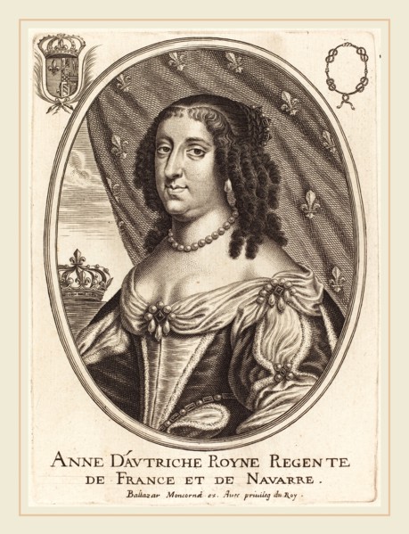 Balthasar Moncornet, French (c. 1600-1668), Anne of Austria, engraving on laid paper