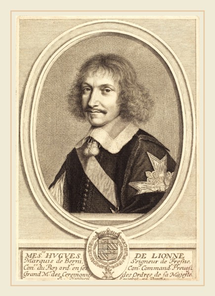 Robert Nanteuil, French (1623-1678), Hugues de Lionne, 1655, engraving