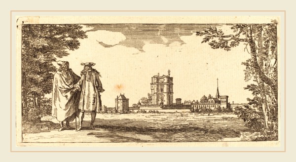 IsraÃ«l Silvestre, French (1621-1691), Plan general du Chasteau et petit Parc de Vincennes, 1668,
