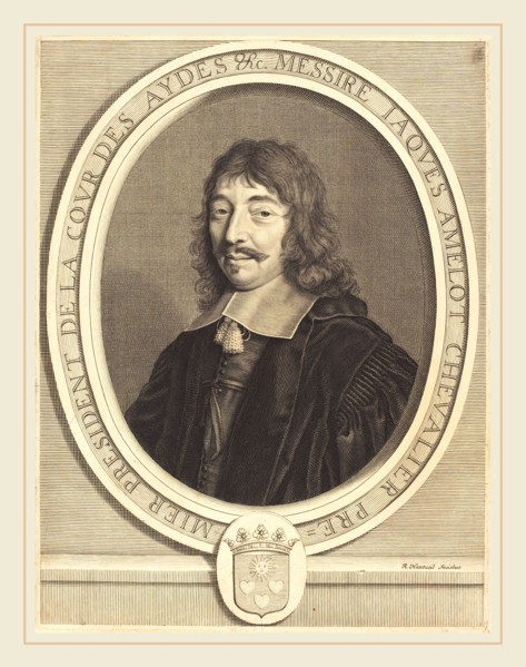 Robert Nanteuil, French (1623-1678), Jacques Amelot, 1655, engraving