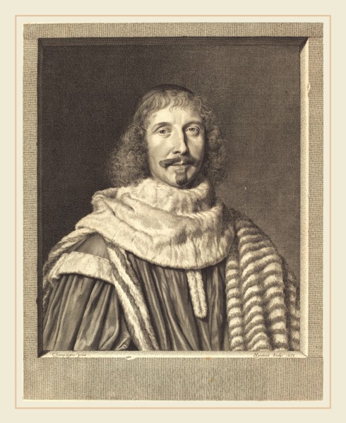 Robert Nanteuil after Philippe de Champaigne, French (1623-1678), Pompone II de Bellievre, 1653,