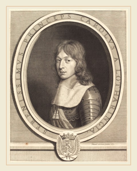 Robert Nanteuil, French (1623-1678), Charles V, Duc de Lorraine, 1660, engraving