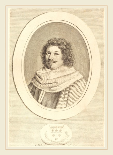 Claude Mellan, French (1598-1688), René de Longueil, engraving on laid paper