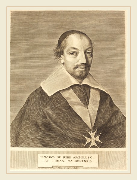 Claude Mellan, French (1598-1688), Claude de Rebe, engraving on laid paper