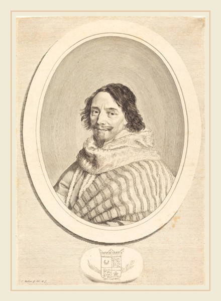 Claude Mellan, French (1598-1688), Henri de Mesmes, engraving on laid paper