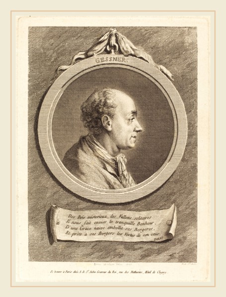 Augustin de Saint-Aubin after Baron Dominique Vivant Denon, French (1736-1807), Salomon Gessner,