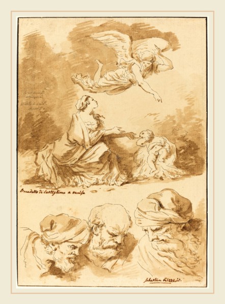 Jean Claude Richard de Saint-Non after Jean-Honoré Fragonard (after Giovanni Benedetto Castiglione