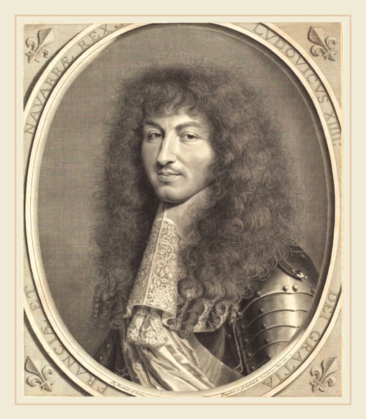 Robert Nanteuil, French (1623-1678), Louis XIV, 1664, engraving