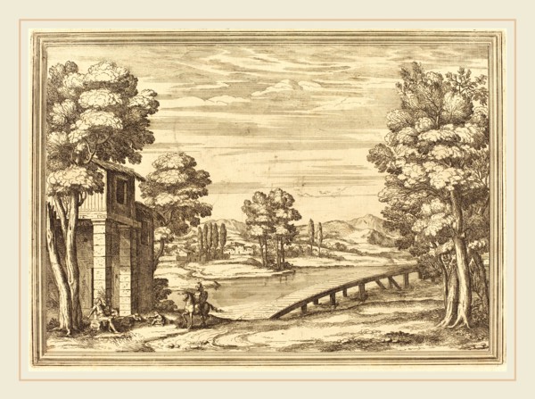 Arnold von Westerhout, Flemish (1651-1725), Il Greco in Troia: Plate 7, etching and engraving on