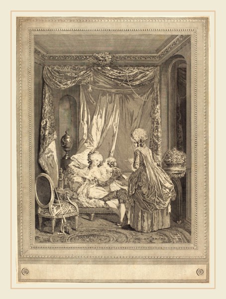 Jeanne Deny or Martial Deny after Niclas Lafrensen II, French (born 1749), Le restaurant, 1782,